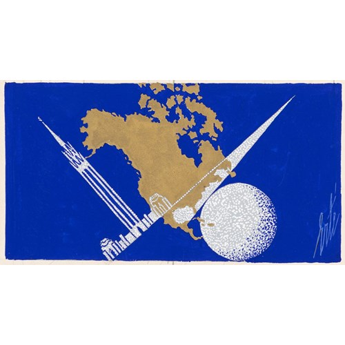 Design for the Stage Curtain for George White’s Scandals